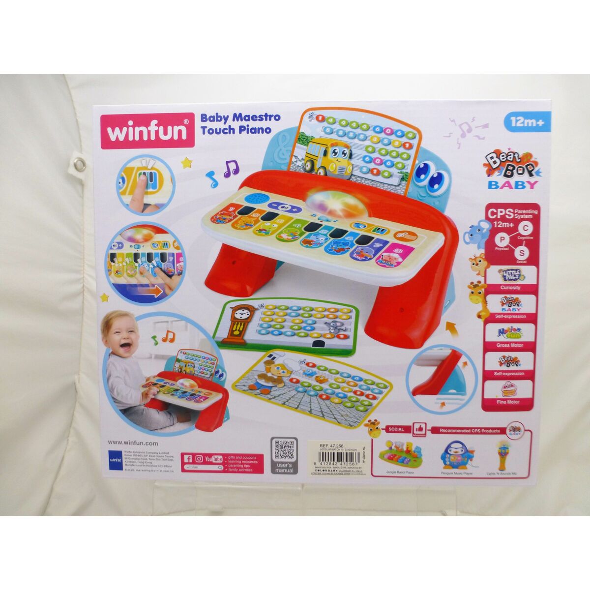 Piano interactif pour bébé Winfun 27 x 16 x 18 cm (2 Unités)