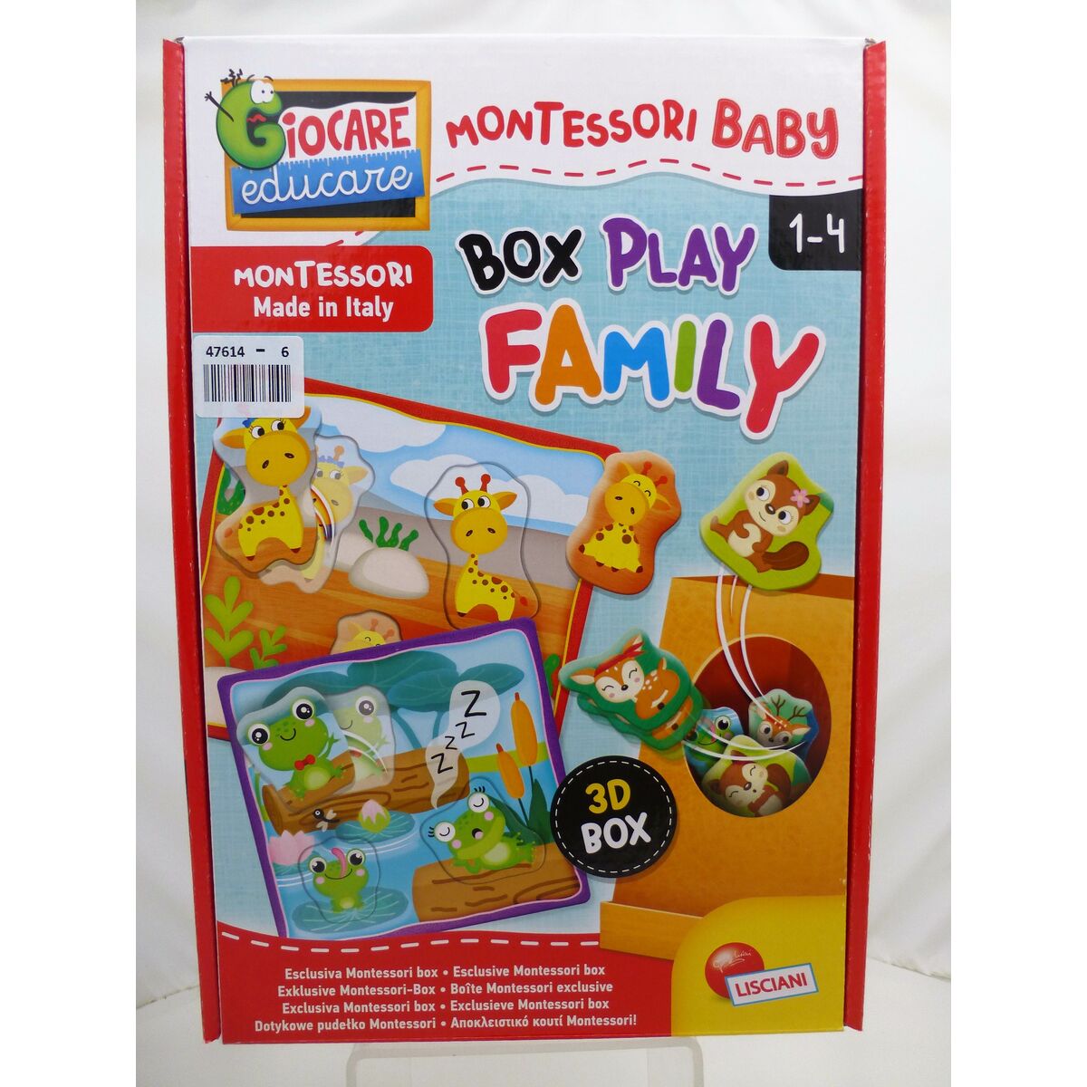 Puzzle Enfant Lisciani Giochi 16 x 0,5 x 15 cm Tactile 18 Pièces (6 Unités)