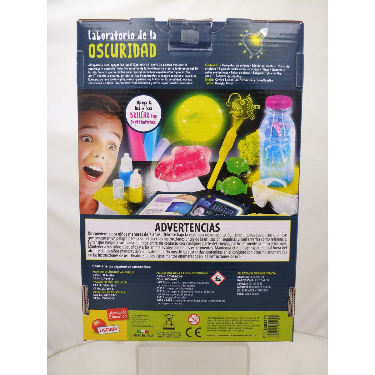 Jeu scientifique Lisciani Giochi Laboratorio de la oscuridad ES (6 Unités)