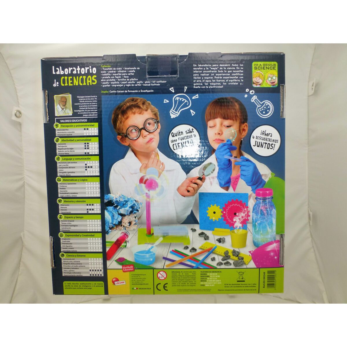 Jeu scientifique Lisciani Giochi Laboratorio ES (6 Unités)