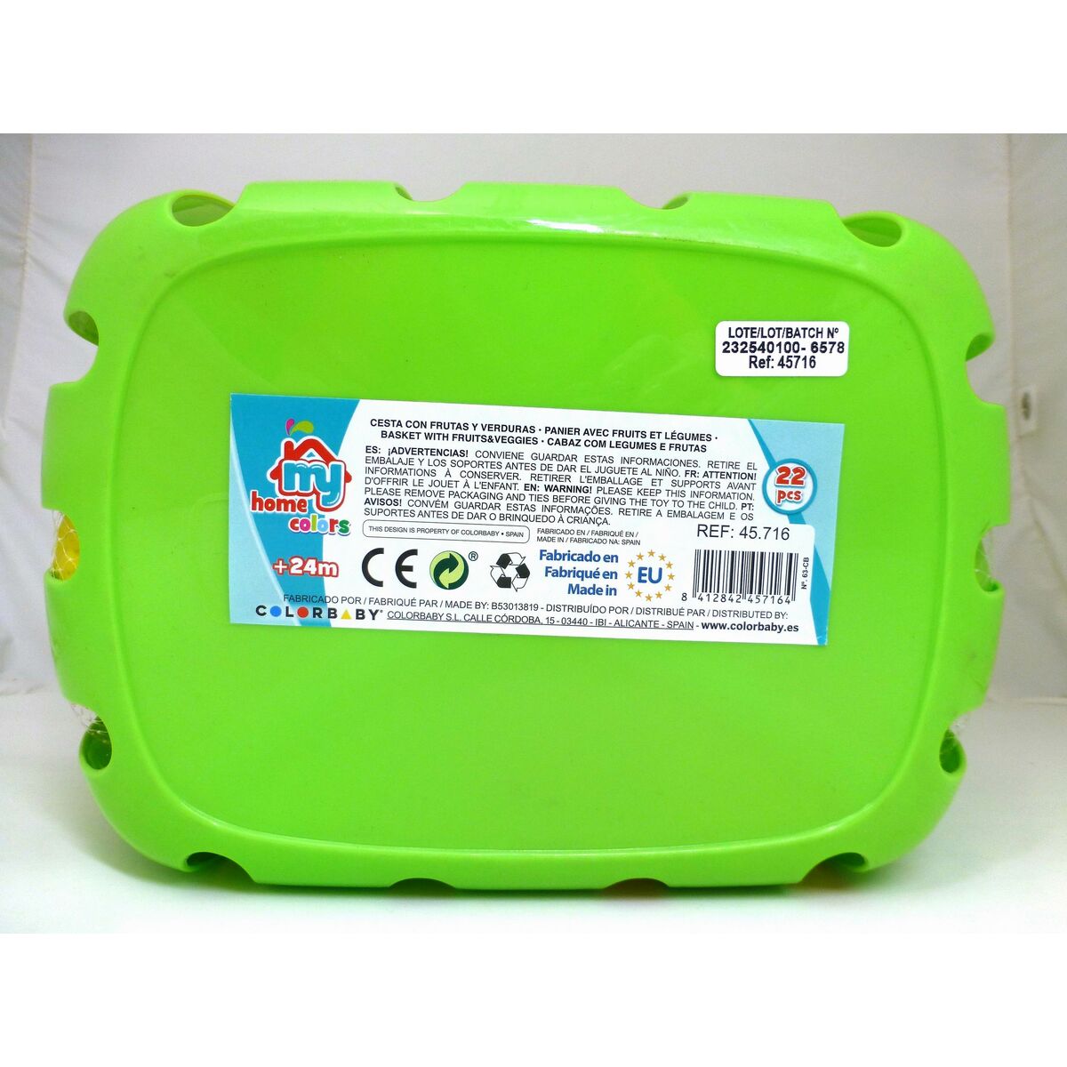 Set de jouets alimentaires Colorbaby 22 Pièces (12 Unités)