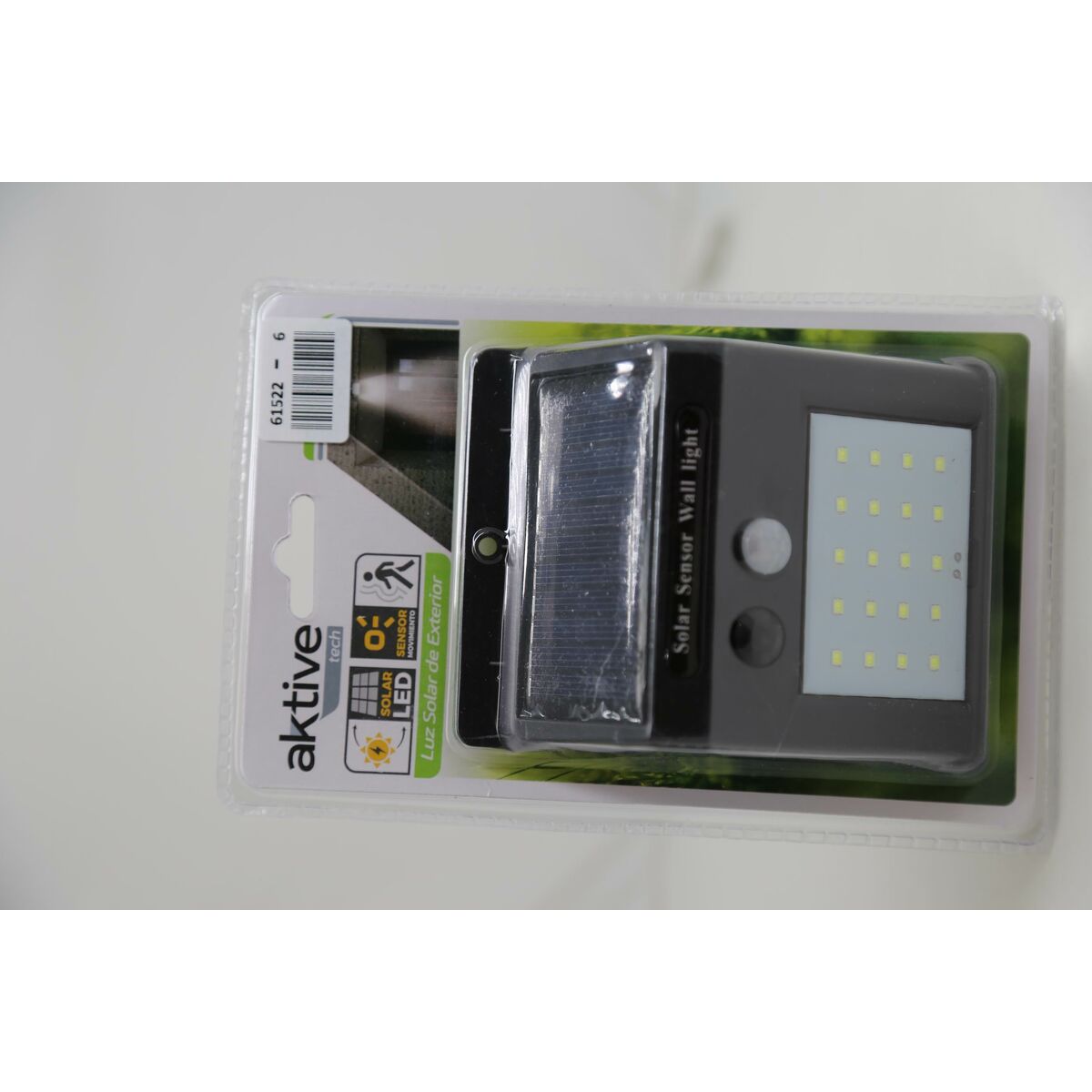 Lampe LED avec Capteur de Mouvement Aktive Plastique 9 x 12 x 5 cm (6 Unités)