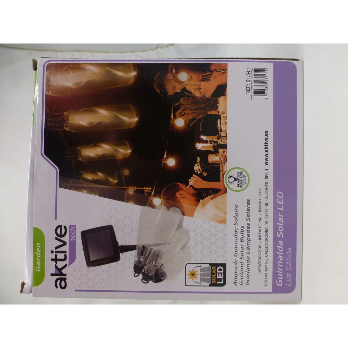 Guirlande lumineuse LED Aktive LED 180 x 17,5 x 4 cm (6 Unités)