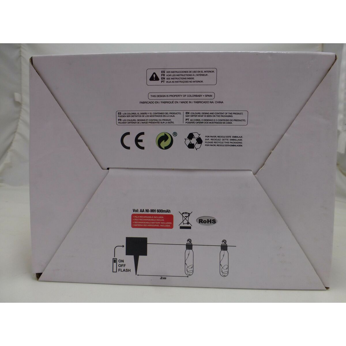 Guirlande lumineuse LED Aktive LED 180 x 17,5 x 4 cm (6 Unités)