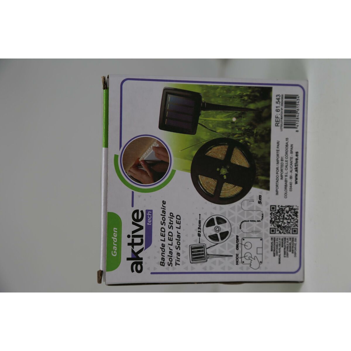 Bande lumineuse Aktive LED Blanc Jardin 3 m (6 Unités)