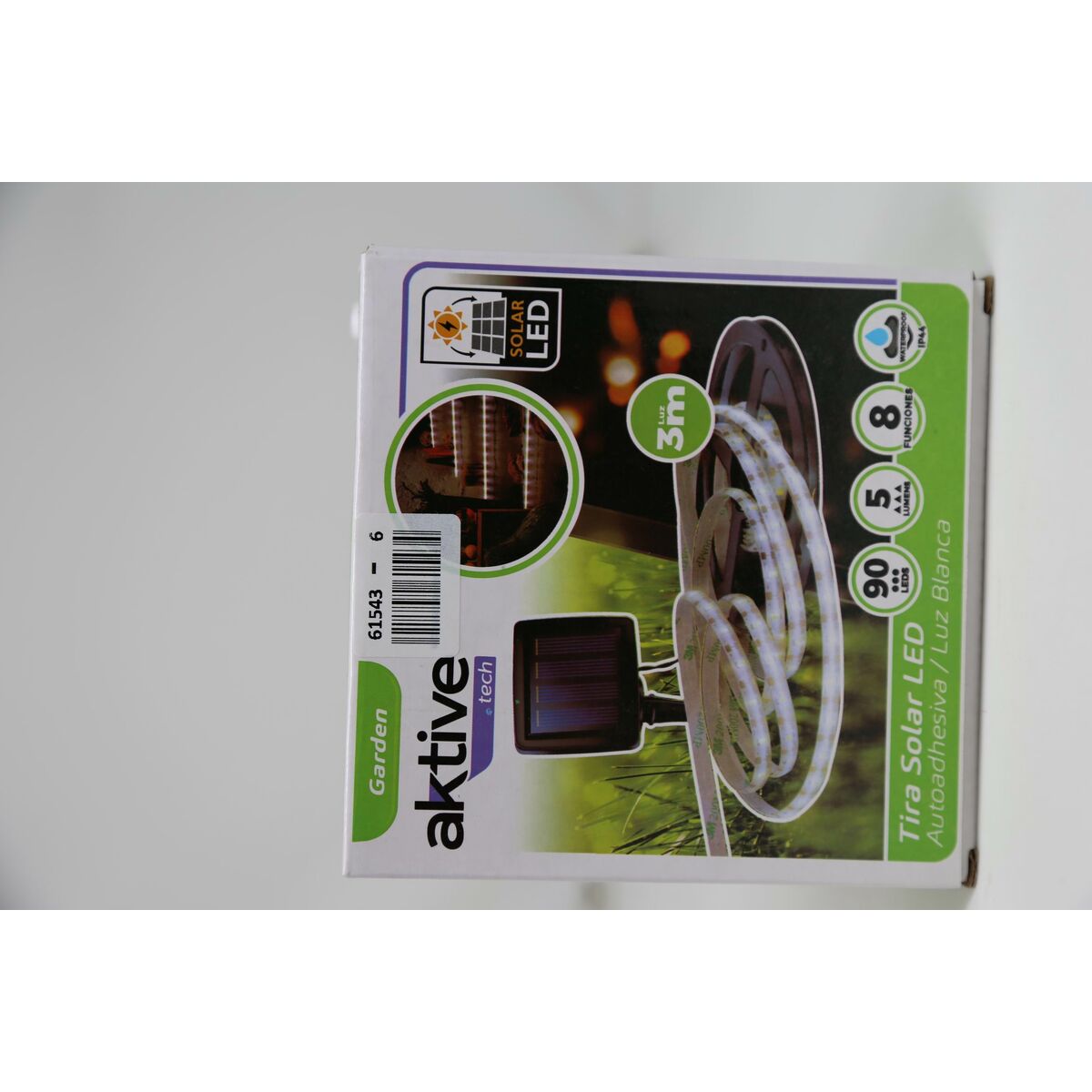 Bande lumineuse Aktive LED Blanc Jardin 3 m (6 Unités)