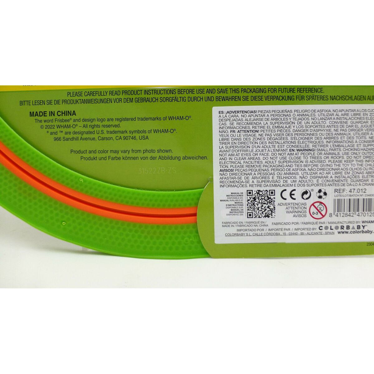 Frisbee Wham-O 33 x 4,2 x 33 cm (12 Unités)