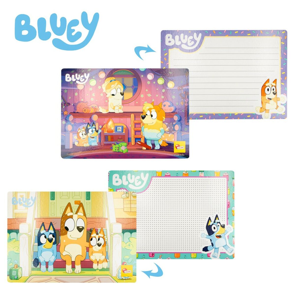 Kit de Dessin Bluey Pocket Drawing School (12 Unités)