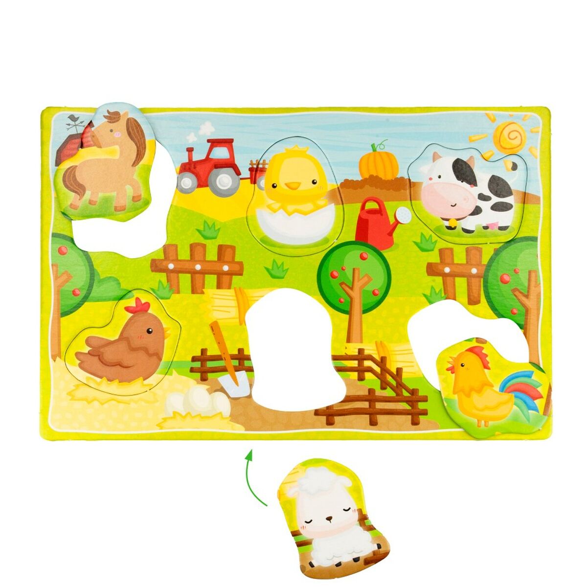 Jouet Educatif Lisciani Giochi 26 x 6 x 26 cm animaux Méthode Montessori 67 Pièces (6 Unités)