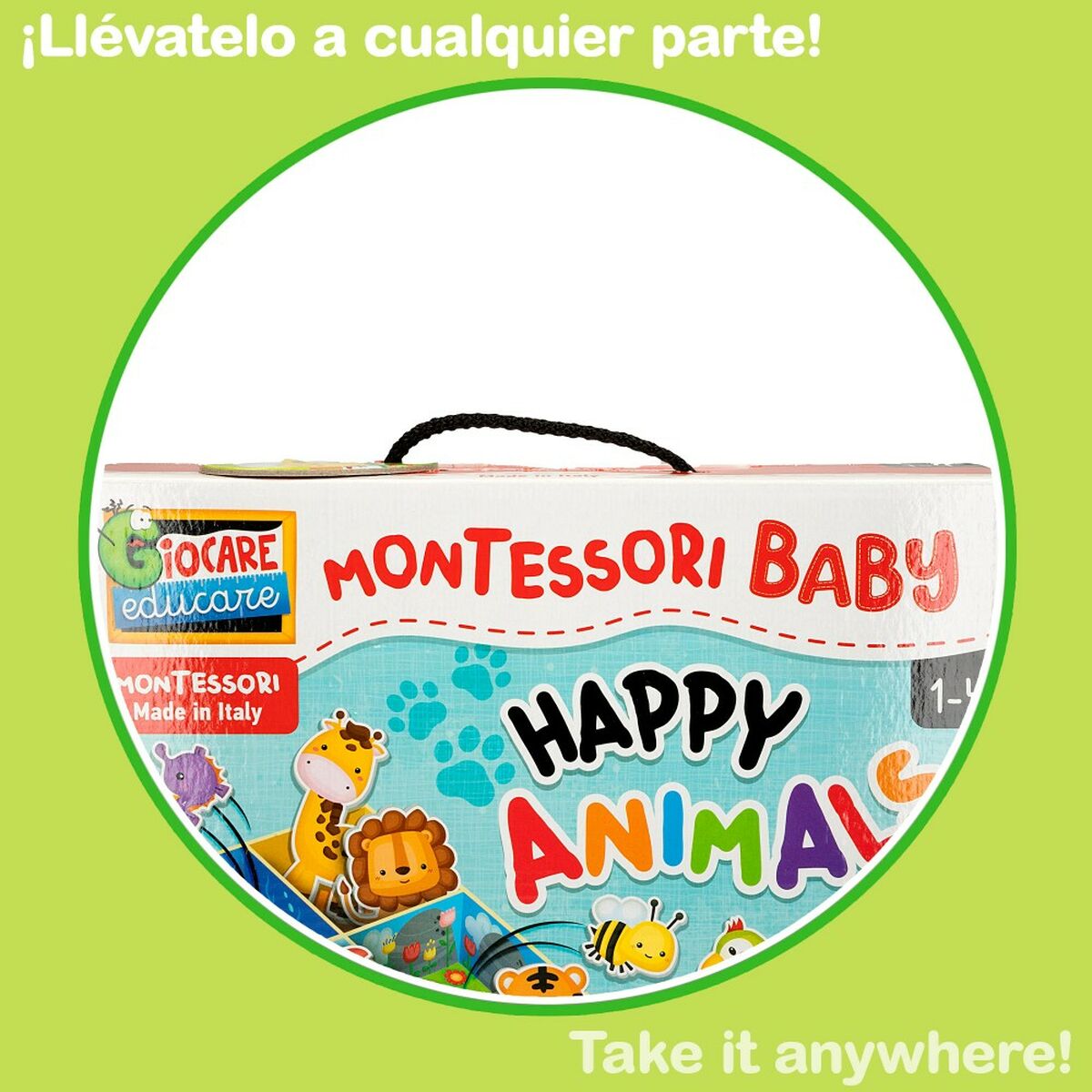 Jouet Educatif Lisciani Giochi 26 x 6 x 26 cm animaux Méthode Montessori 67 Pièces (6 Unités)