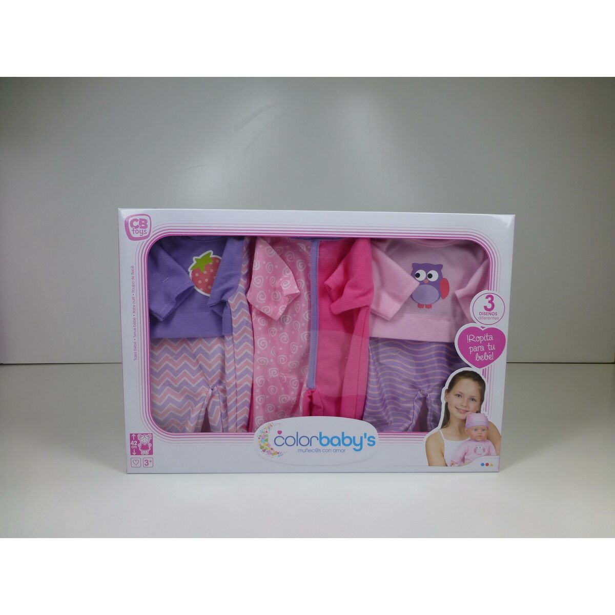 Vêtements de poupée Colorbaby 3 Pièces 6 Unités