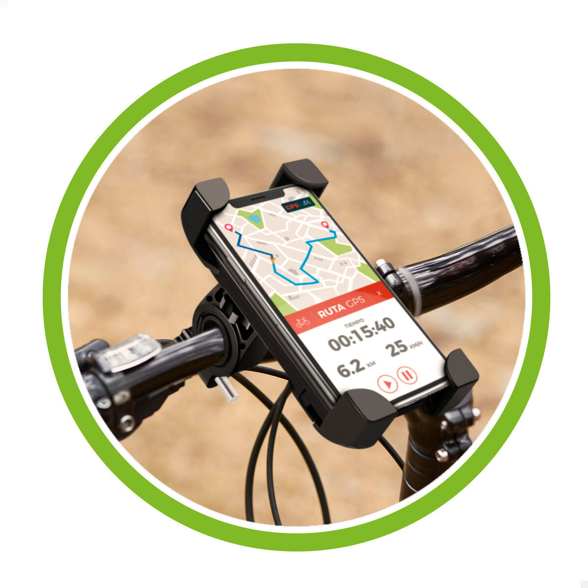 Support Smartphone pour Vélo Aktive (12 Unités)