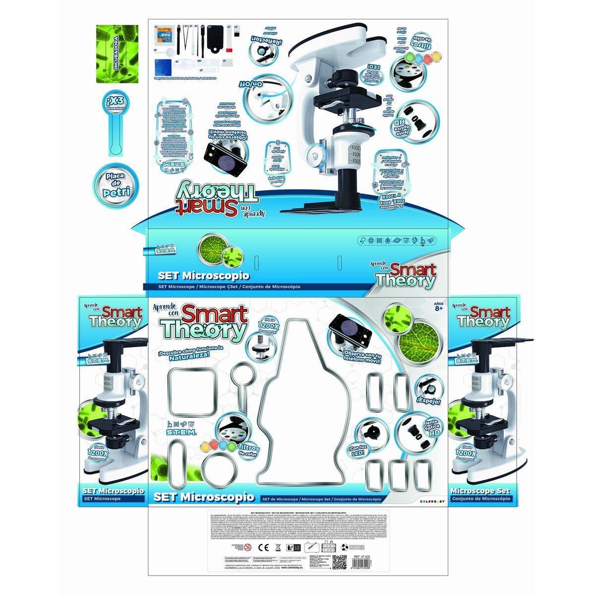 Microscope Colorbaby Smart Theory 2 Unités