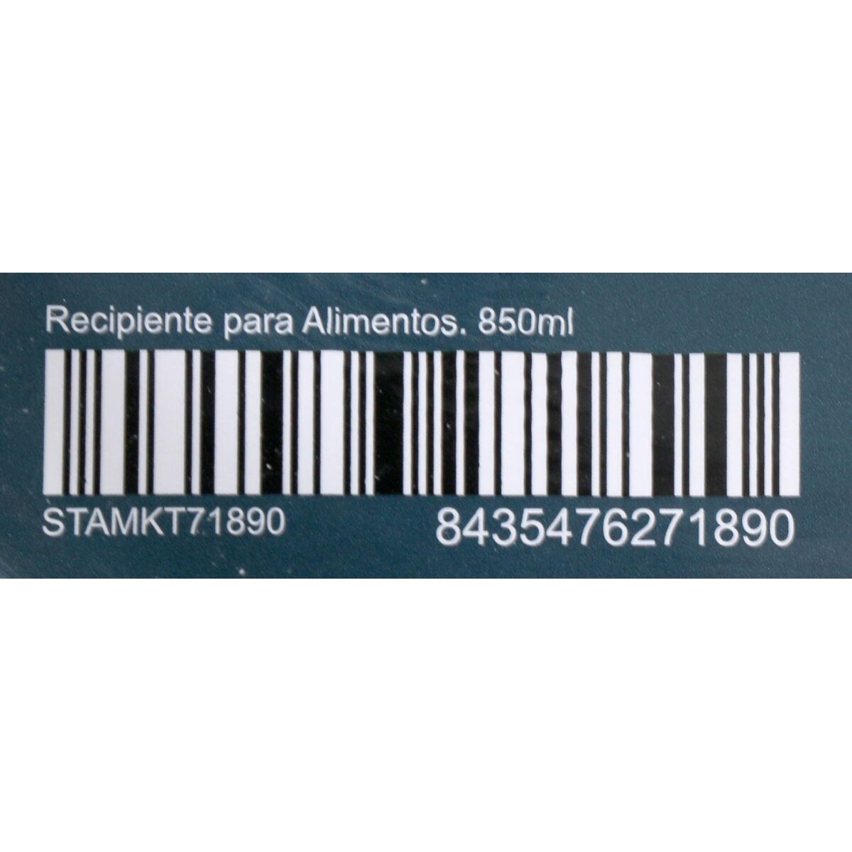 Boîte à lunch hermétique Santa Clara Gris 850 ml (4 Unités)