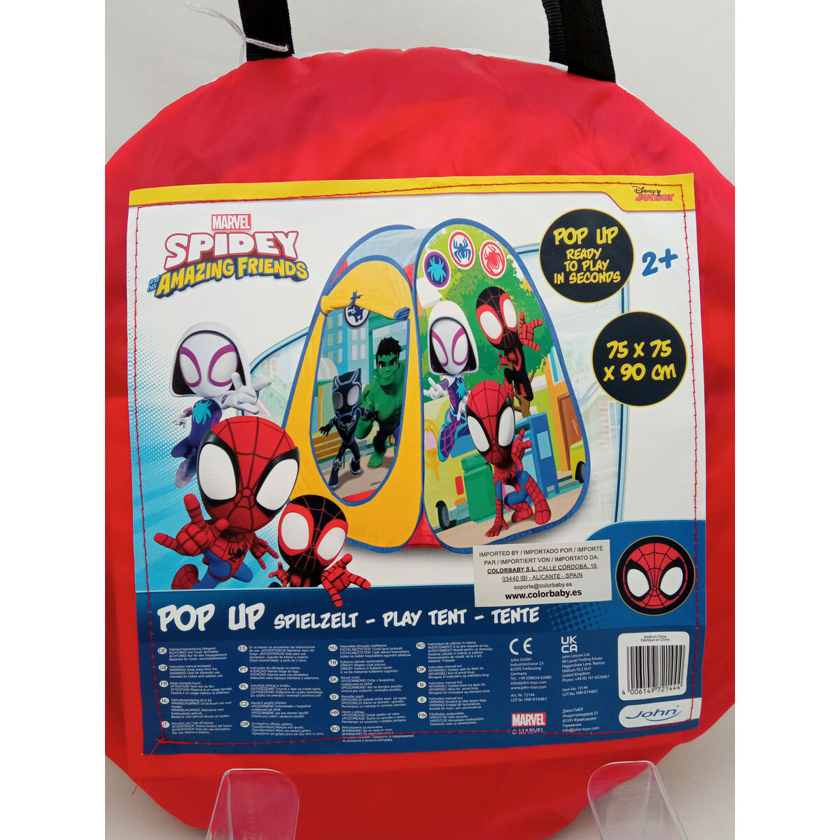 Magasin de campagne Spidey Pop Up 75 x 90 x 75 cm 12 Unités