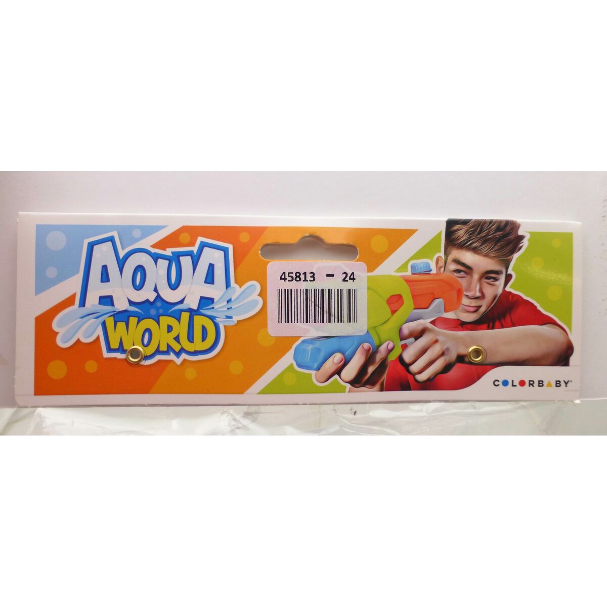 Pistolet à Eau Colorbaby Aqua World 23 x 14,5 x 5 cm (24 Unités)