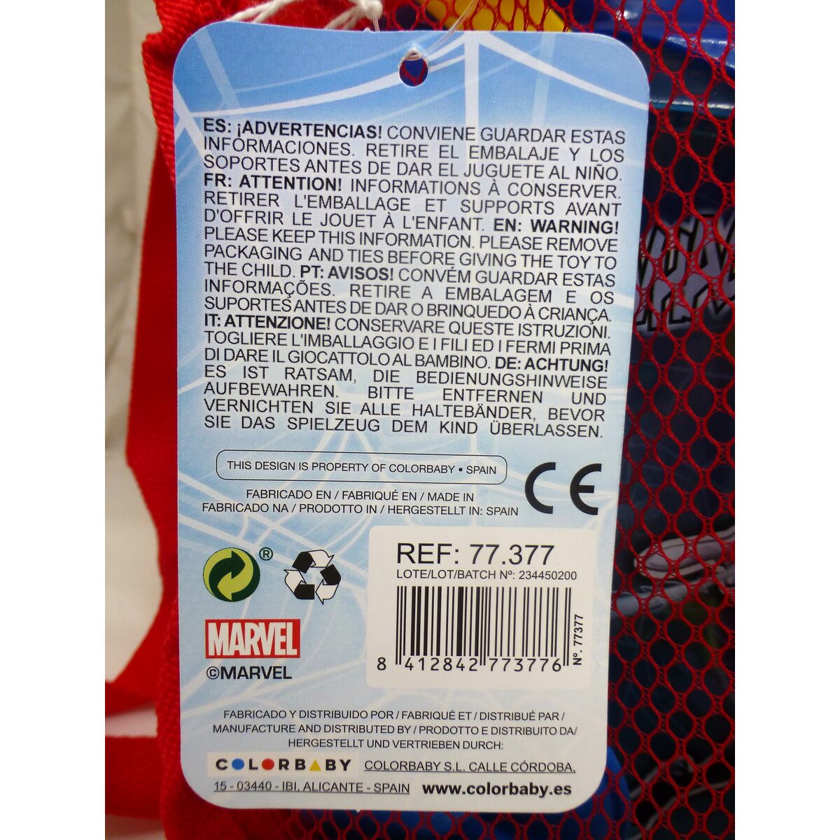 Set de jouets de plage Spider-Man 18 x 16 x 18 cm (12 Unités)