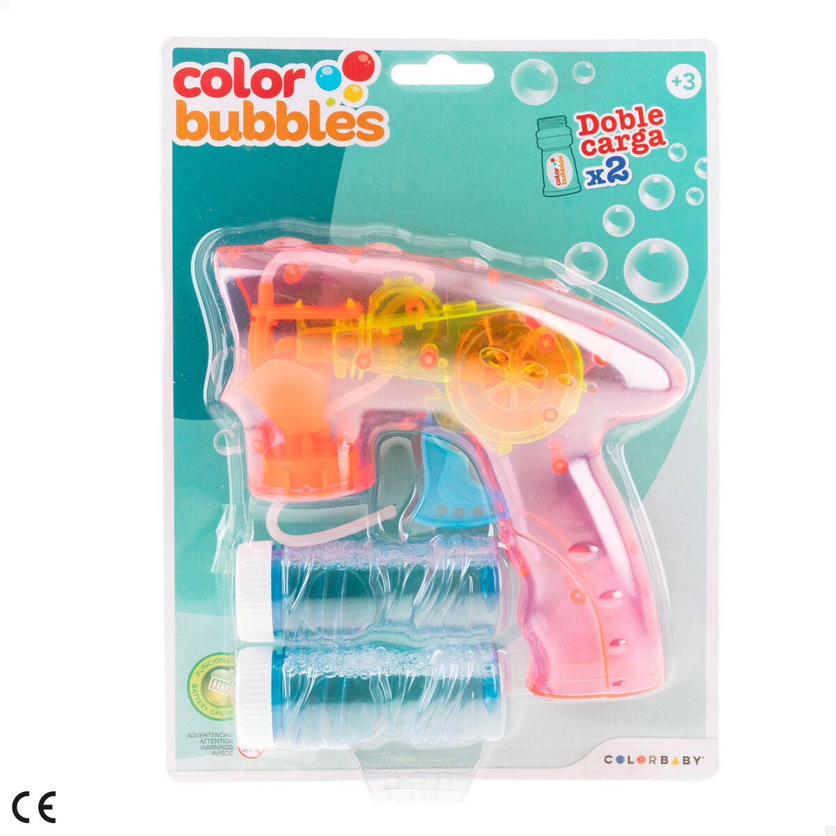 Jeu de Bulles de Savon Colorbaby 15 x 15,5 x 5,7 cm (12 Unités)