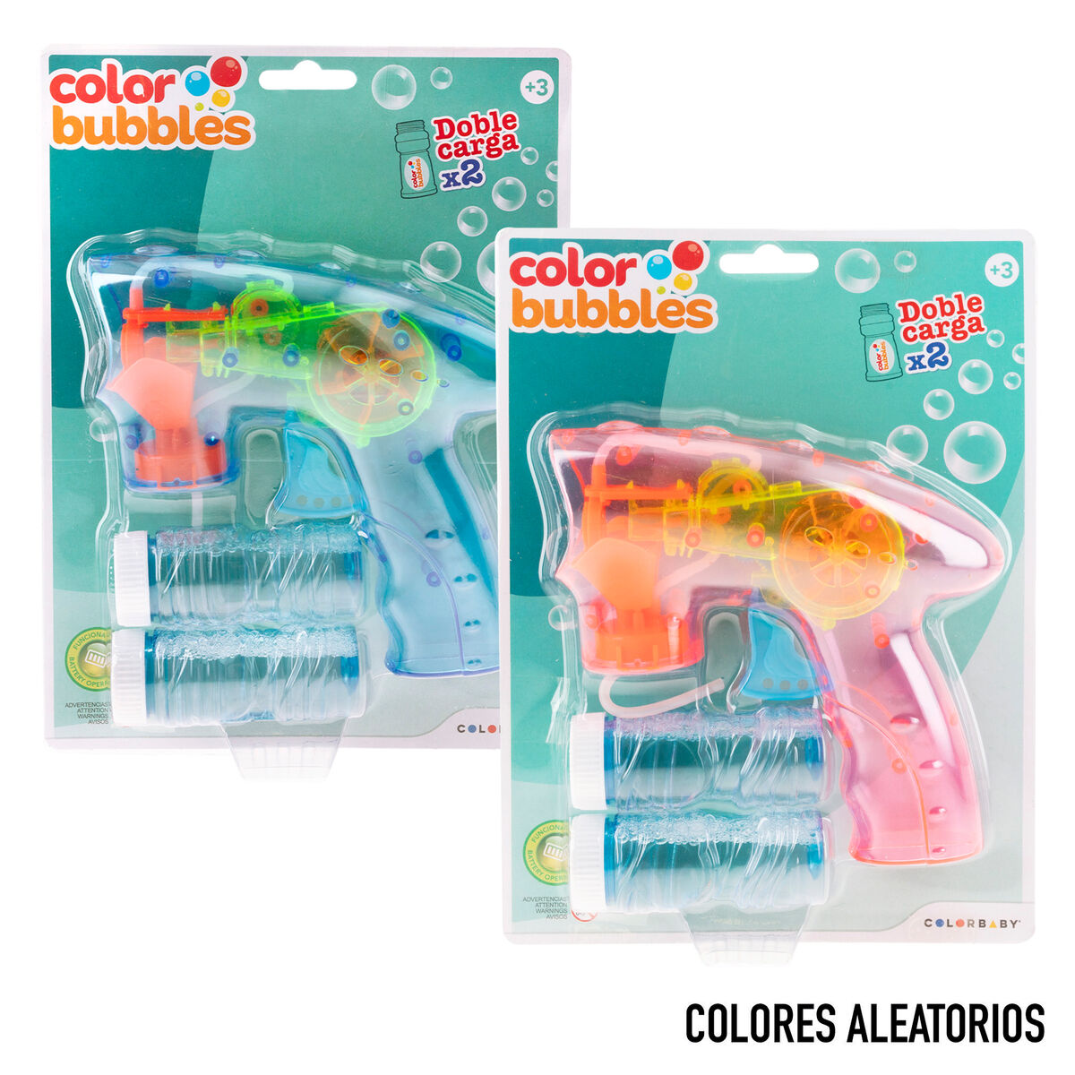 Jeu de Bulles de Savon Colorbaby 15 x 15,5 x 5,7 cm (12 Unités)