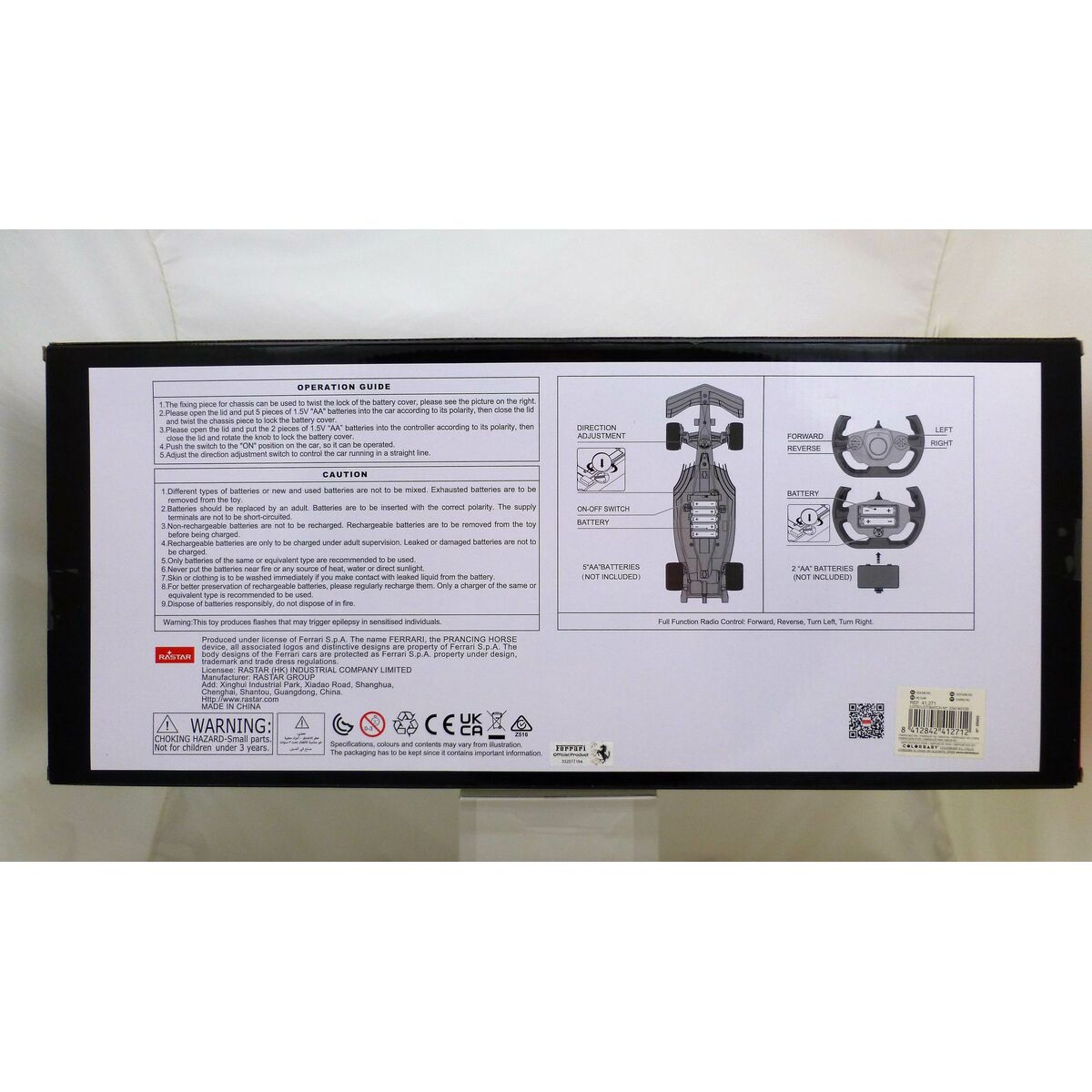 Voiture Télécommandée Ferrari 47 x 10 x 17 cm (2 Unités)