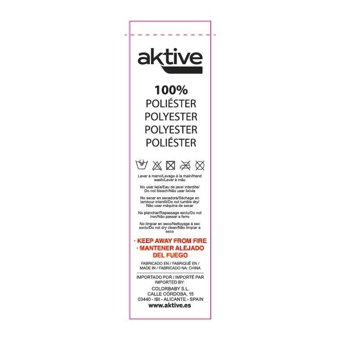 Chaise de camping pliante Aktive 58 x 66 x 46 cm (4 Unités)