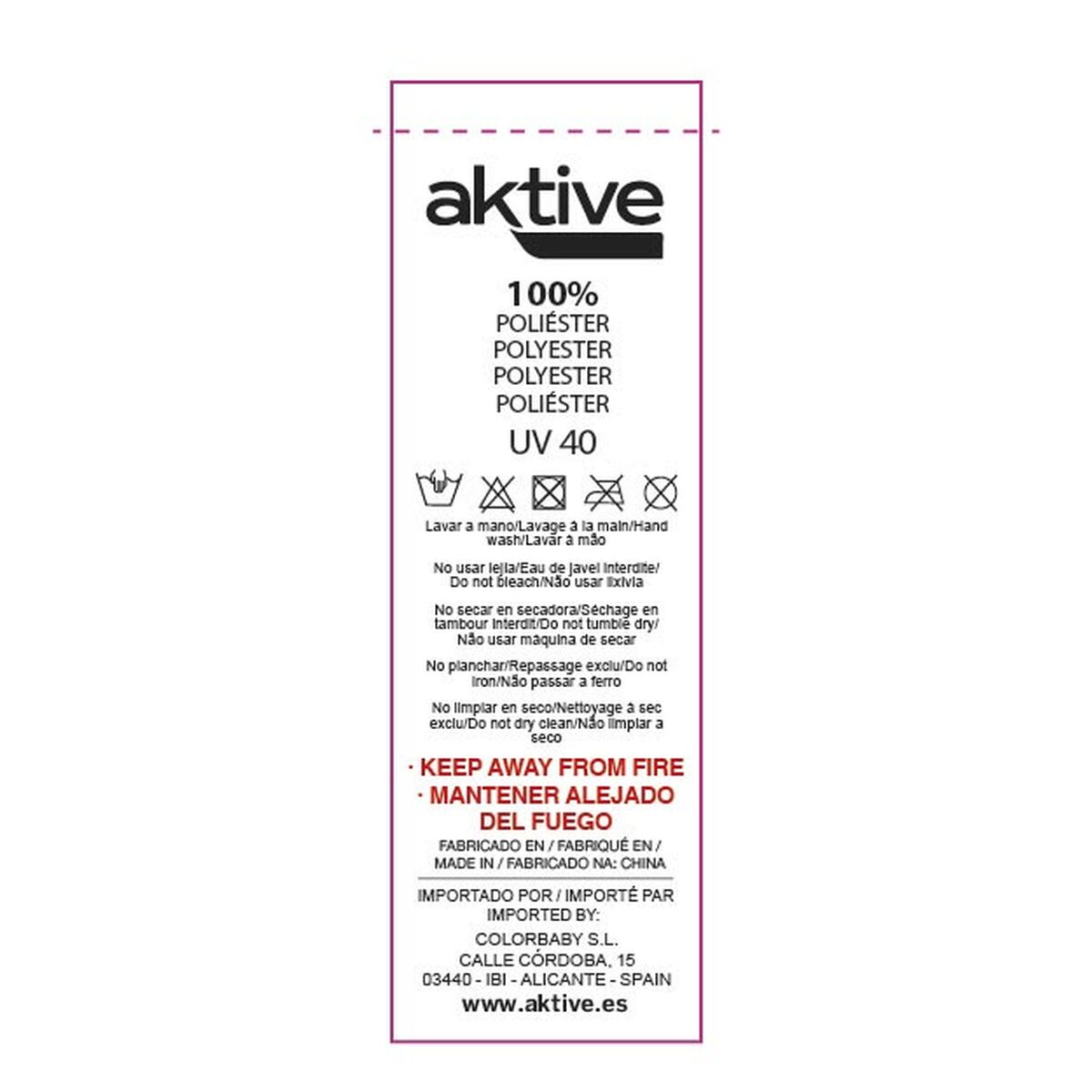 Parapluie Aktive 200 x 215 x 200 cm (6 Unités)