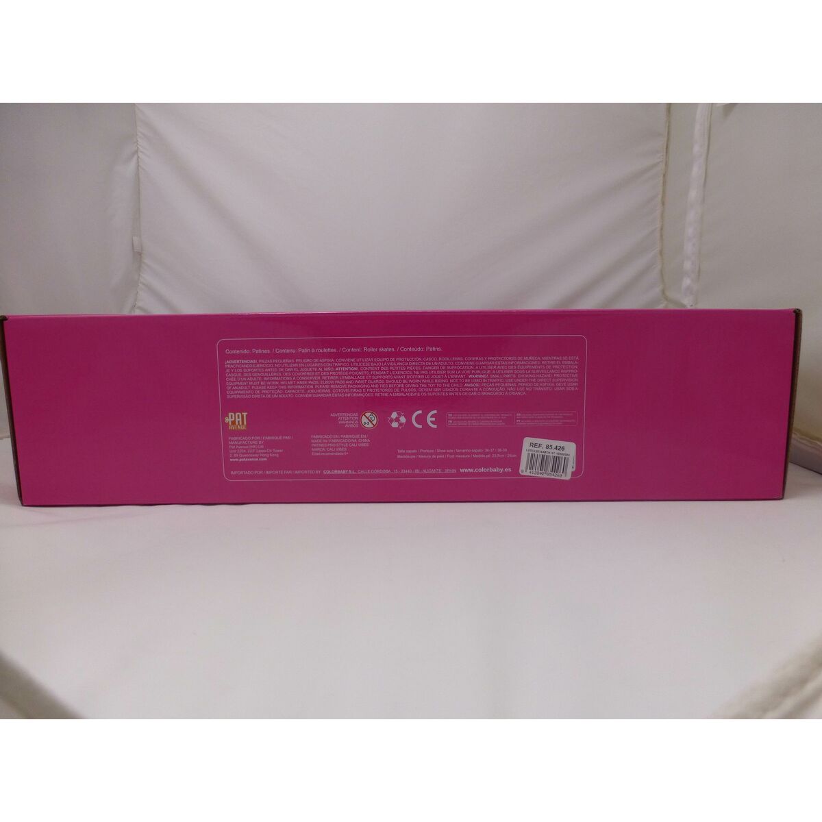 Rollers en ligne Colorbaby Jaune 36-37 (4 Unités)