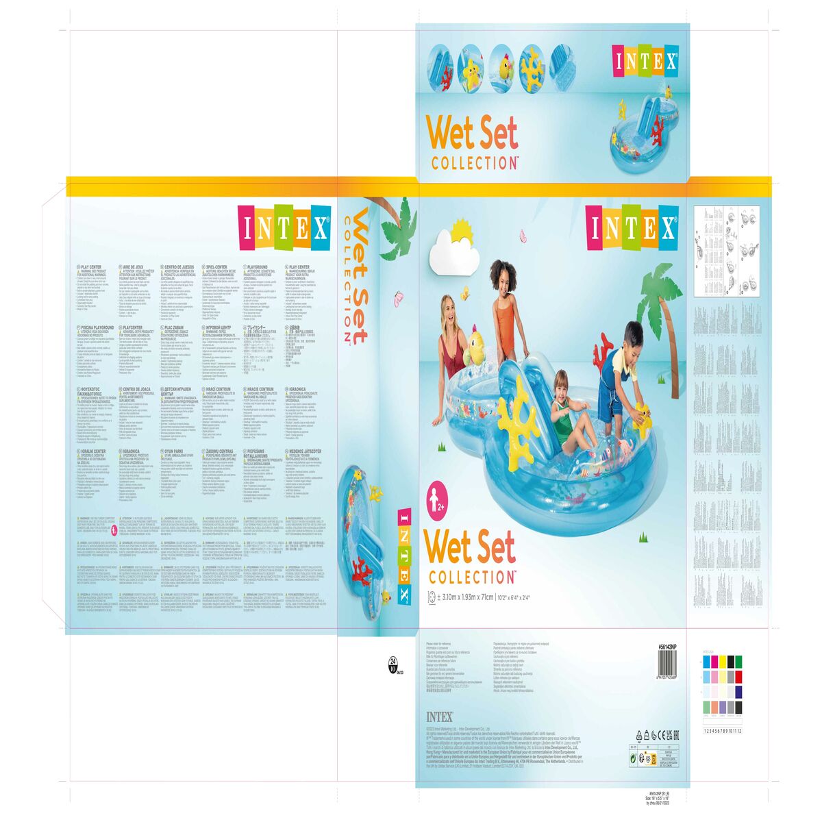 Jouet Arroseur Intex PVC 193 x 71 x 310 cm