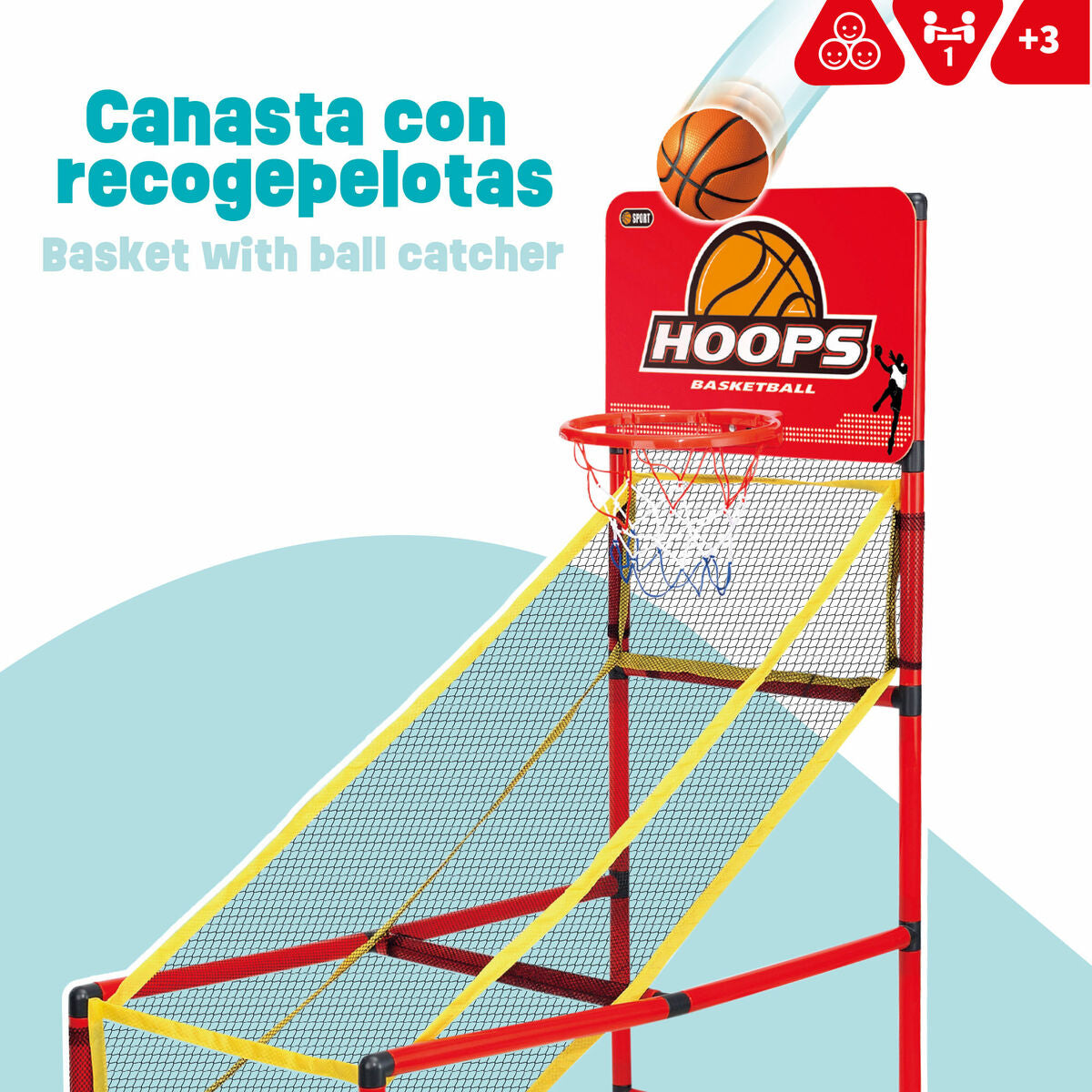 Panier de Basket Colorbaby 41 x 120 x 80 cm (2 Unités)