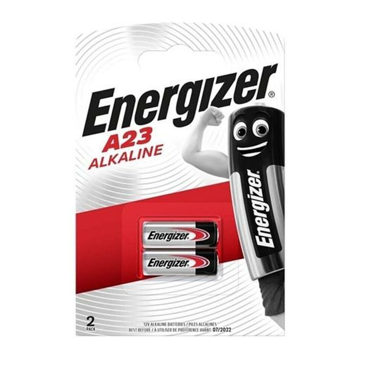 Batteries Energizer 12 V LR23A 2 Pièces (10 Unités)