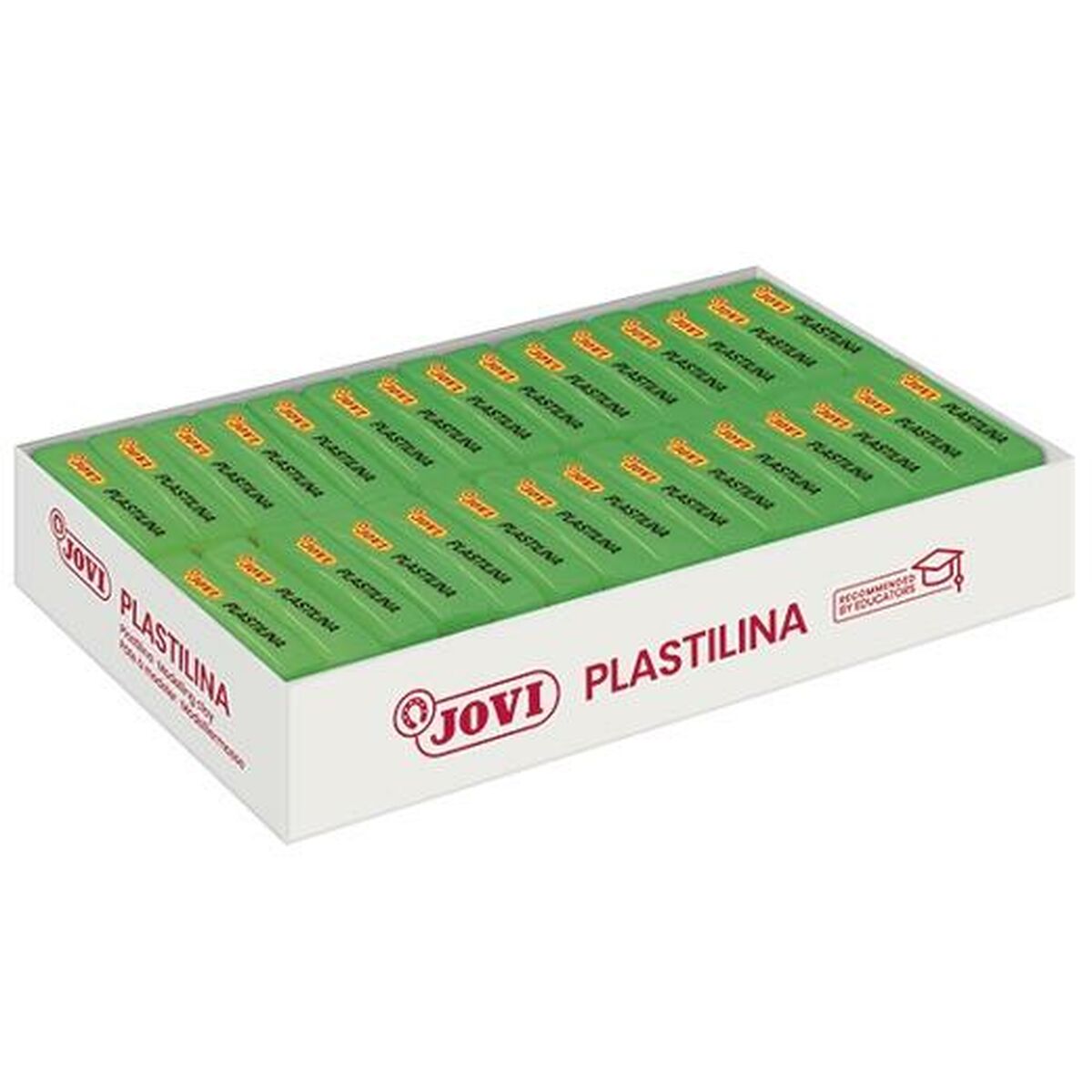 Pâte à modeler Jovi Vert clair 30 Pièces (6 Unités)