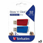 Clé USB Verbatim Multicouleur 32 GB 2 Pièces (5 Unités)
