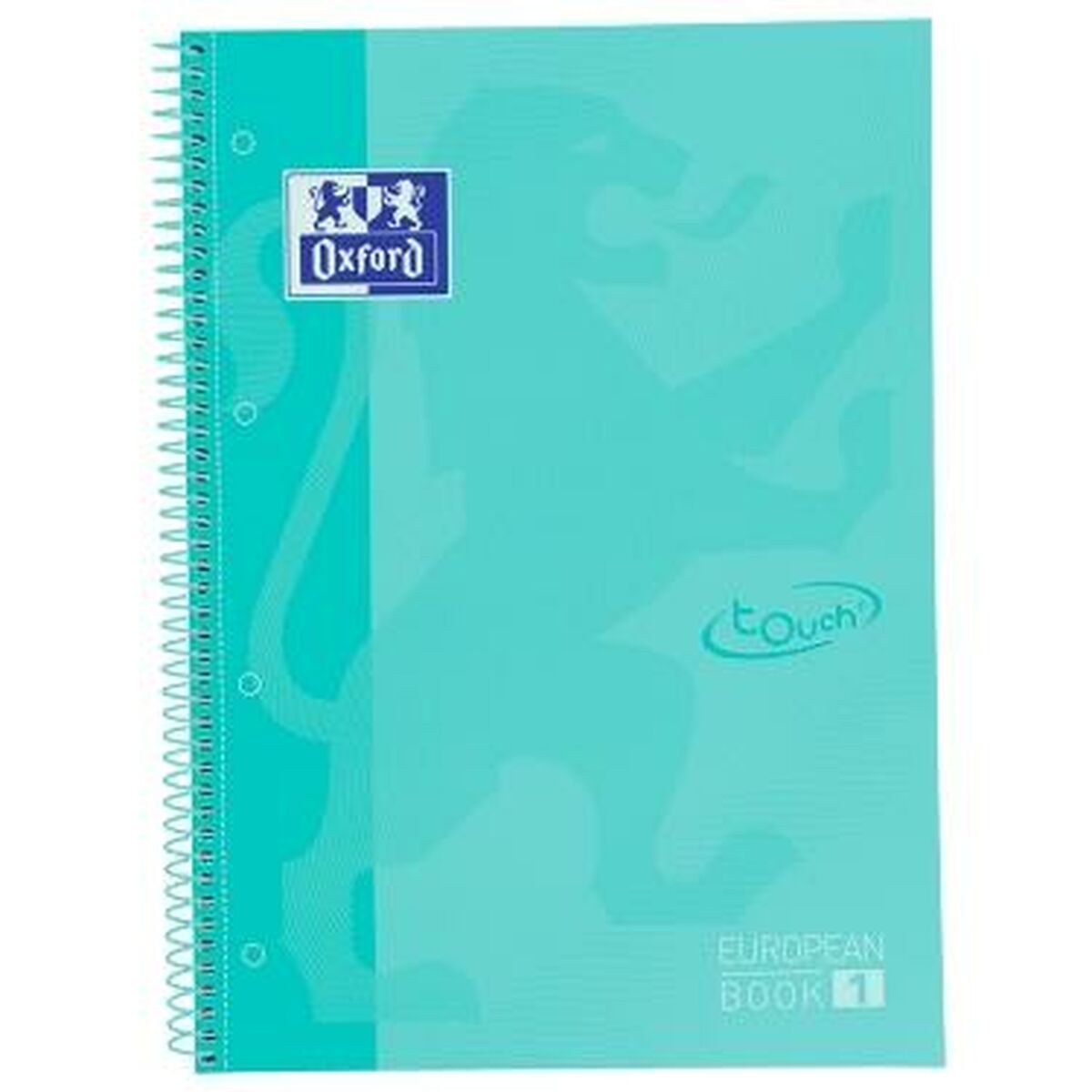 Cahier à Spirale Oxford TOUCH EUROPEANBOOK Menthe A4 80 Volets (5 Unités)