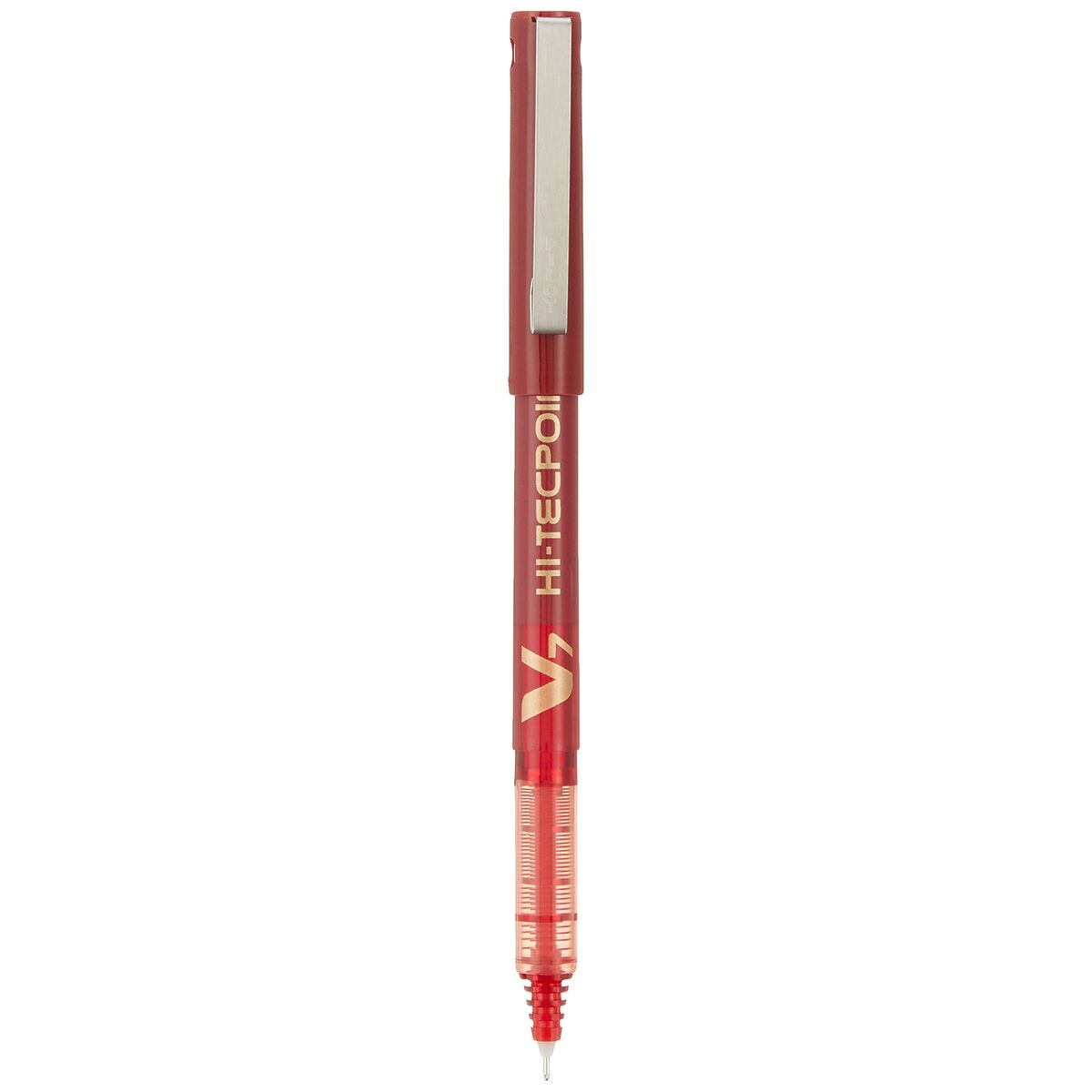 stylo à encre liquide Pilot V7 Hi-Tecpoint Rouge 0,5 mm (12 Unités)