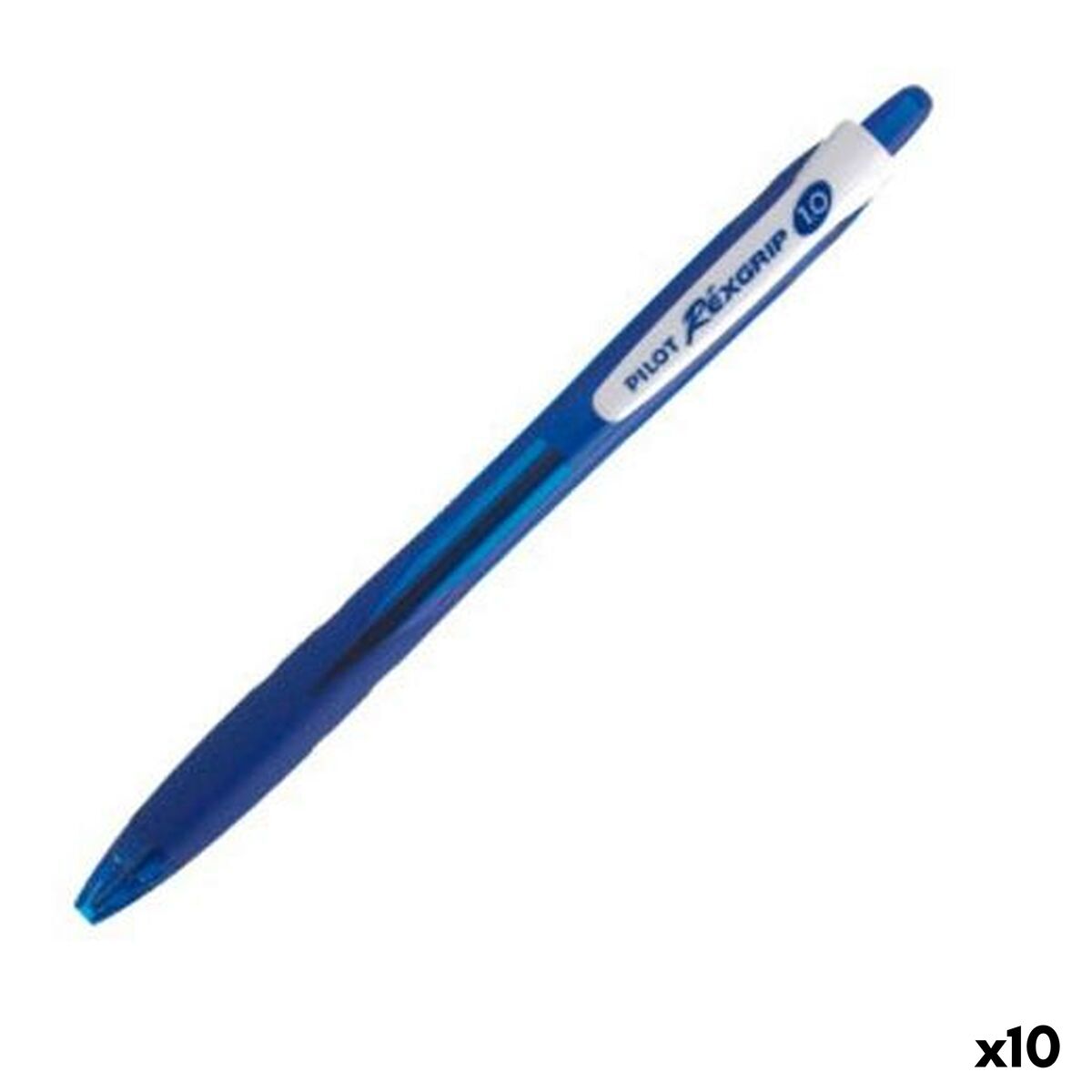 Crayon Pilot REXGRIP BEGREEN Bleu 1 mm (10 Unités) (10 Pièces)