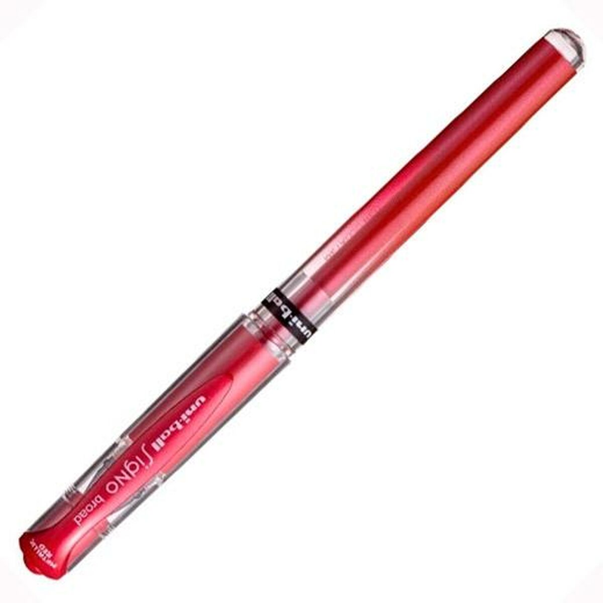 Stylo gel Uni-Ball SIGNO BROAD Rouge 0,6 mm 1,0 mm (12 Unités)