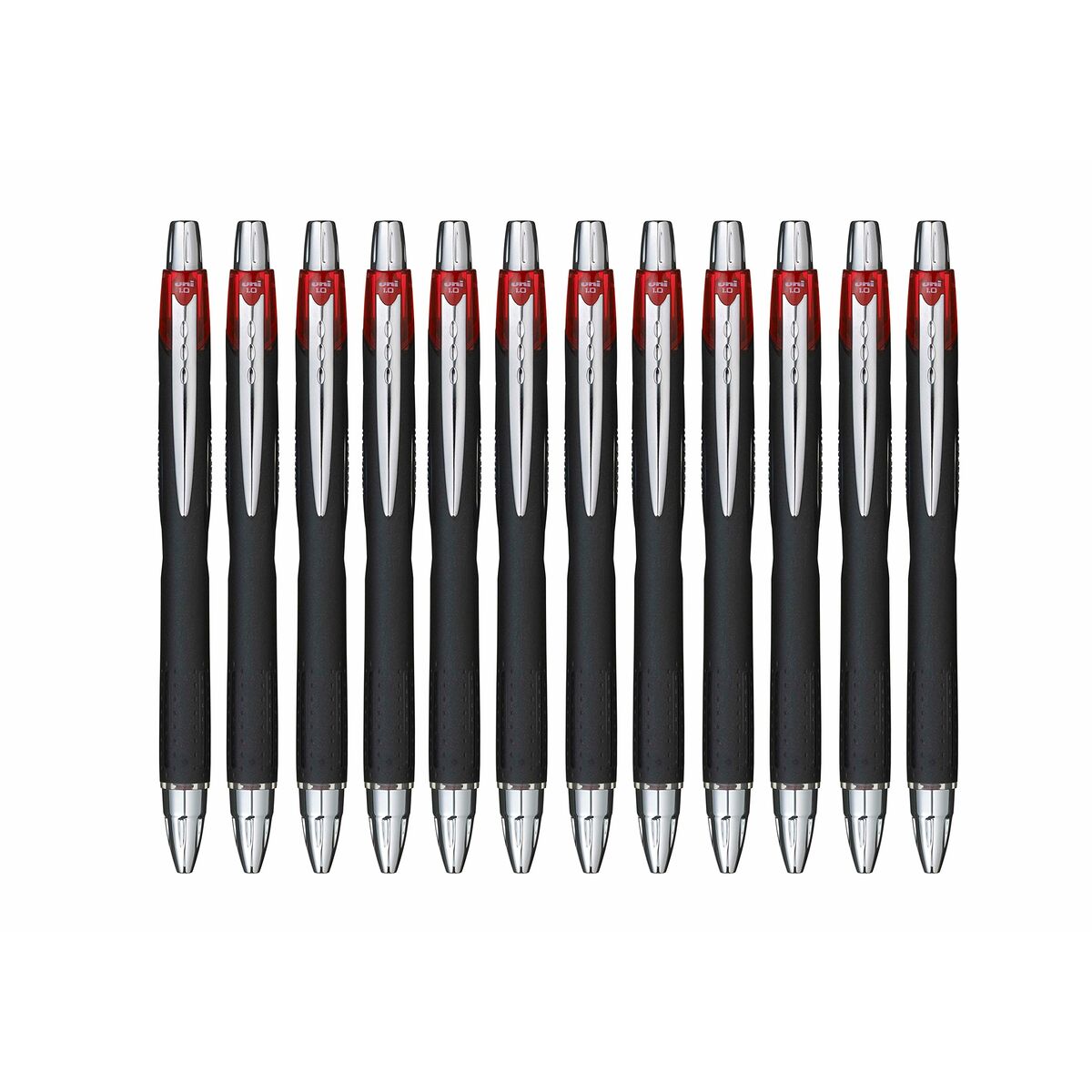 stylo à encre liquide Uni-Ball Rollerball Jetstream SXN-210 Rouge 1 mm (12 Pièces)