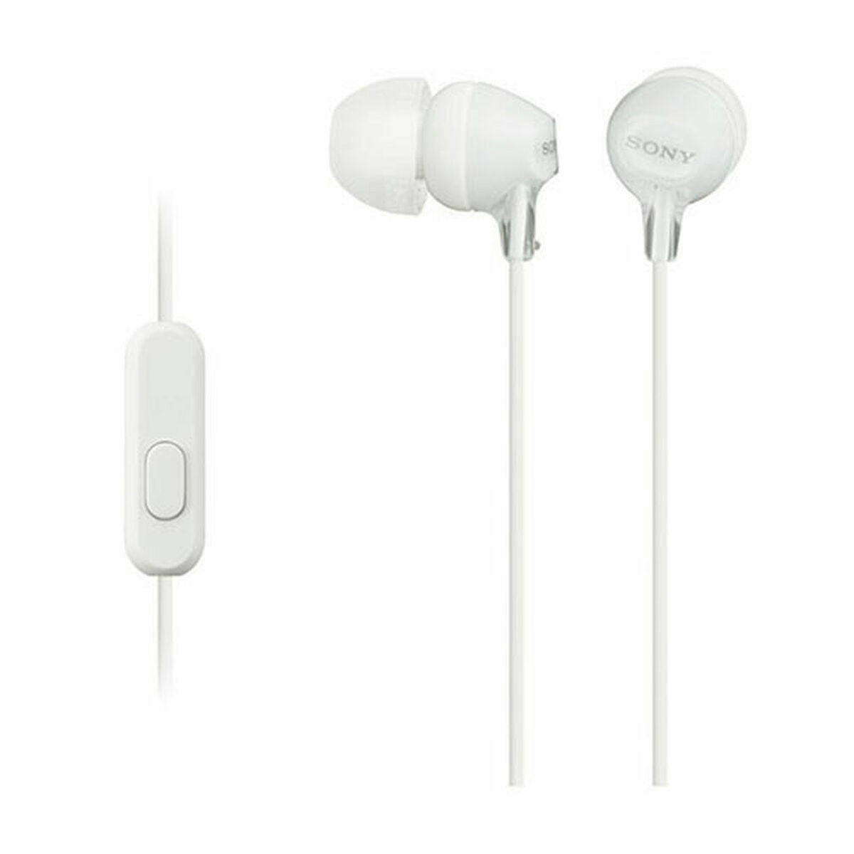Casques avec Microphone Sony MDR-EX155AP in-ear Blanc