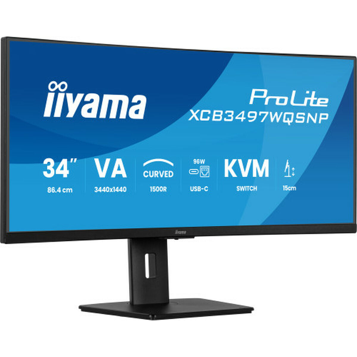 Écran Iiyama XCB3497WQSNP-B1 UltraWide Quad HD 34"