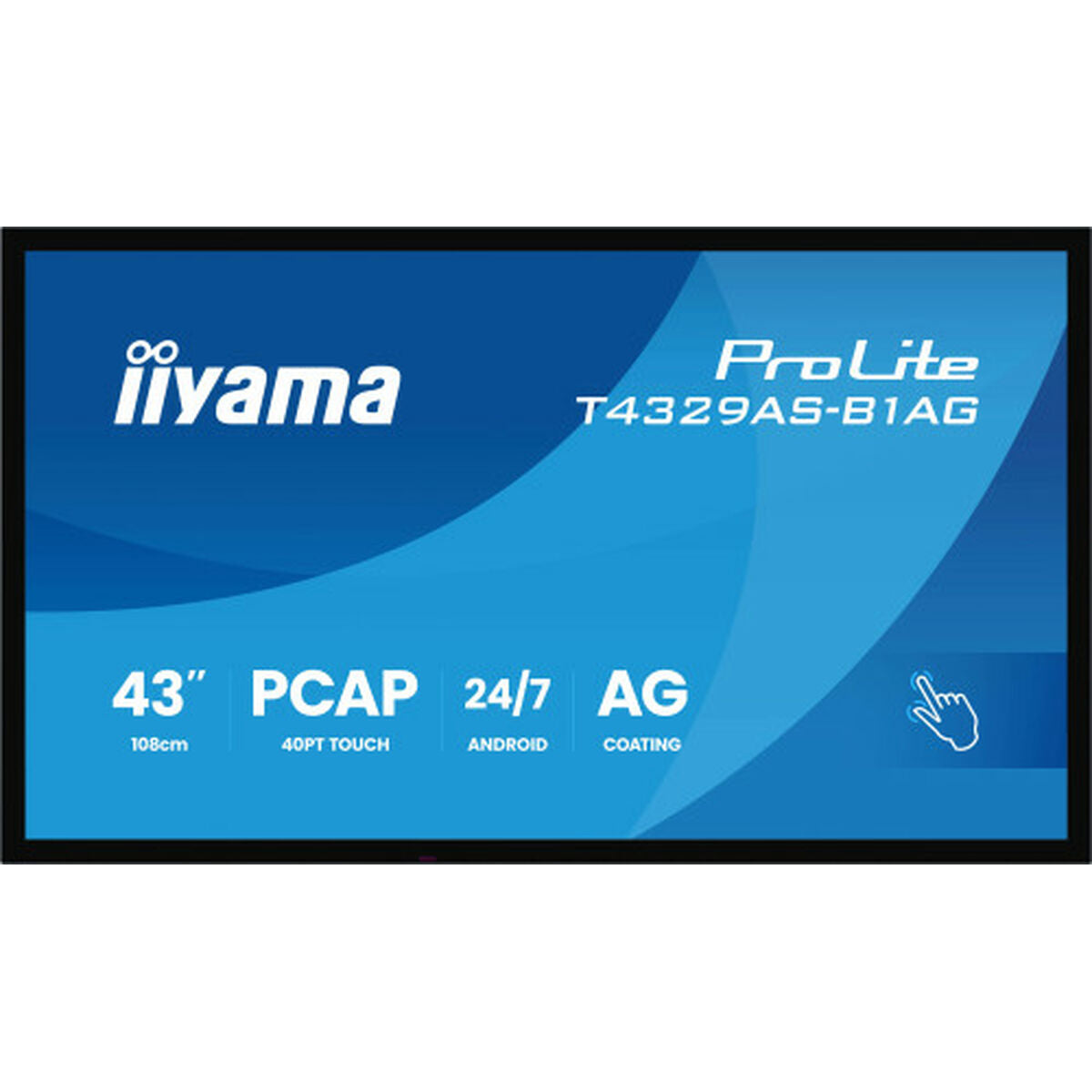 Moniteur Videowall Iiyama T4329AS-B1AG 4K Ultra HD 43"