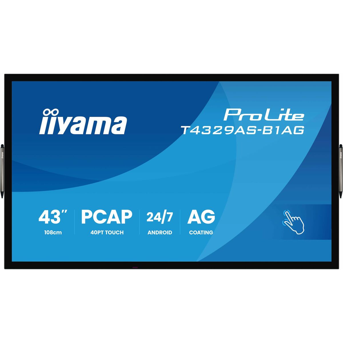 Moniteur Videowall Iiyama T4329AS-B1AG 4K Ultra HD 43"