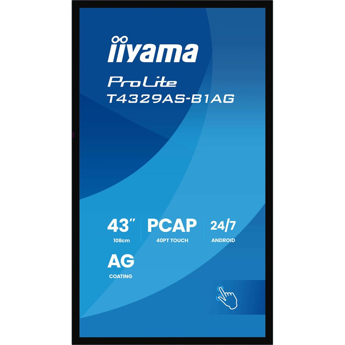 Moniteur Videowall Iiyama T4329AS-B1AG 4K Ultra HD 43"