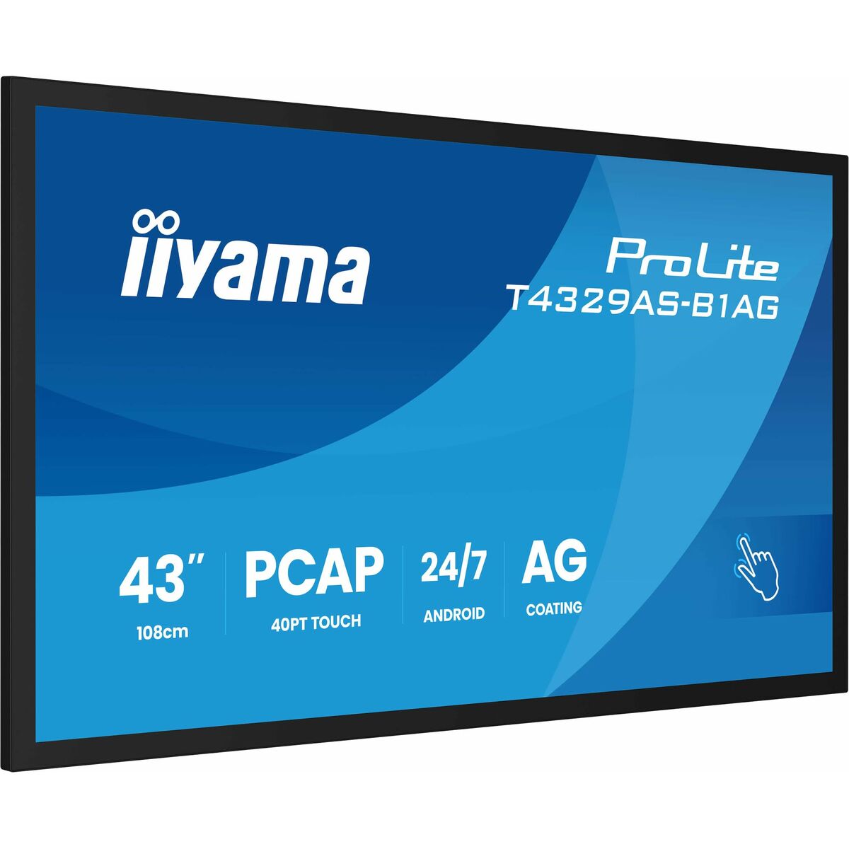 Moniteur Videowall Iiyama T4329AS-B1AG 4K Ultra HD 43"