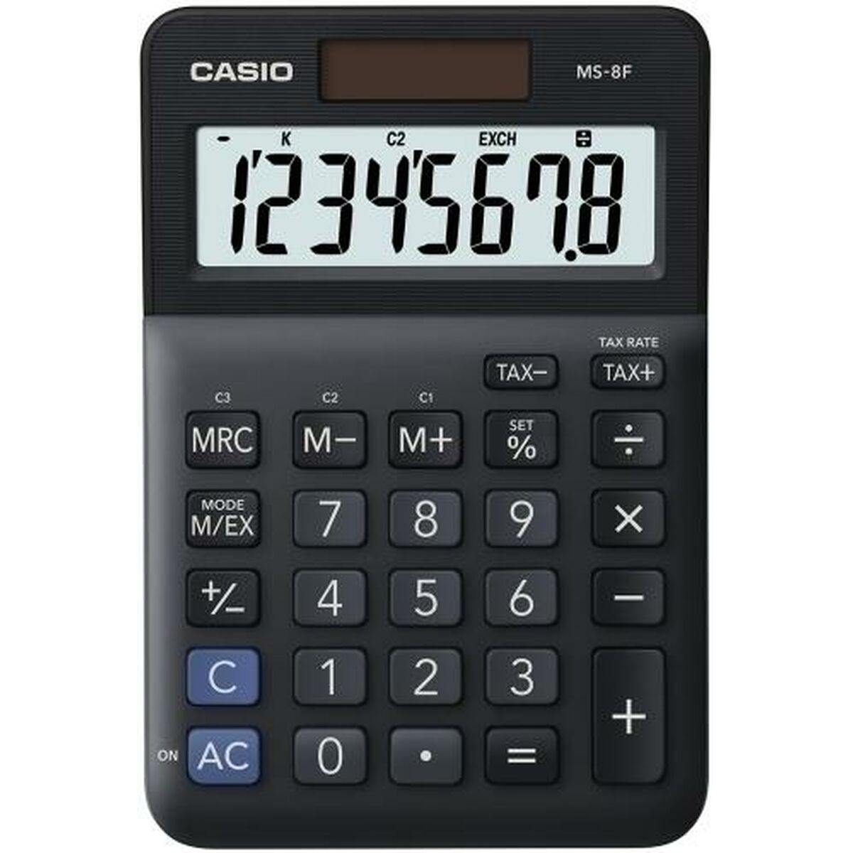 Calculatrice Casio MS-8F Noir Plastique