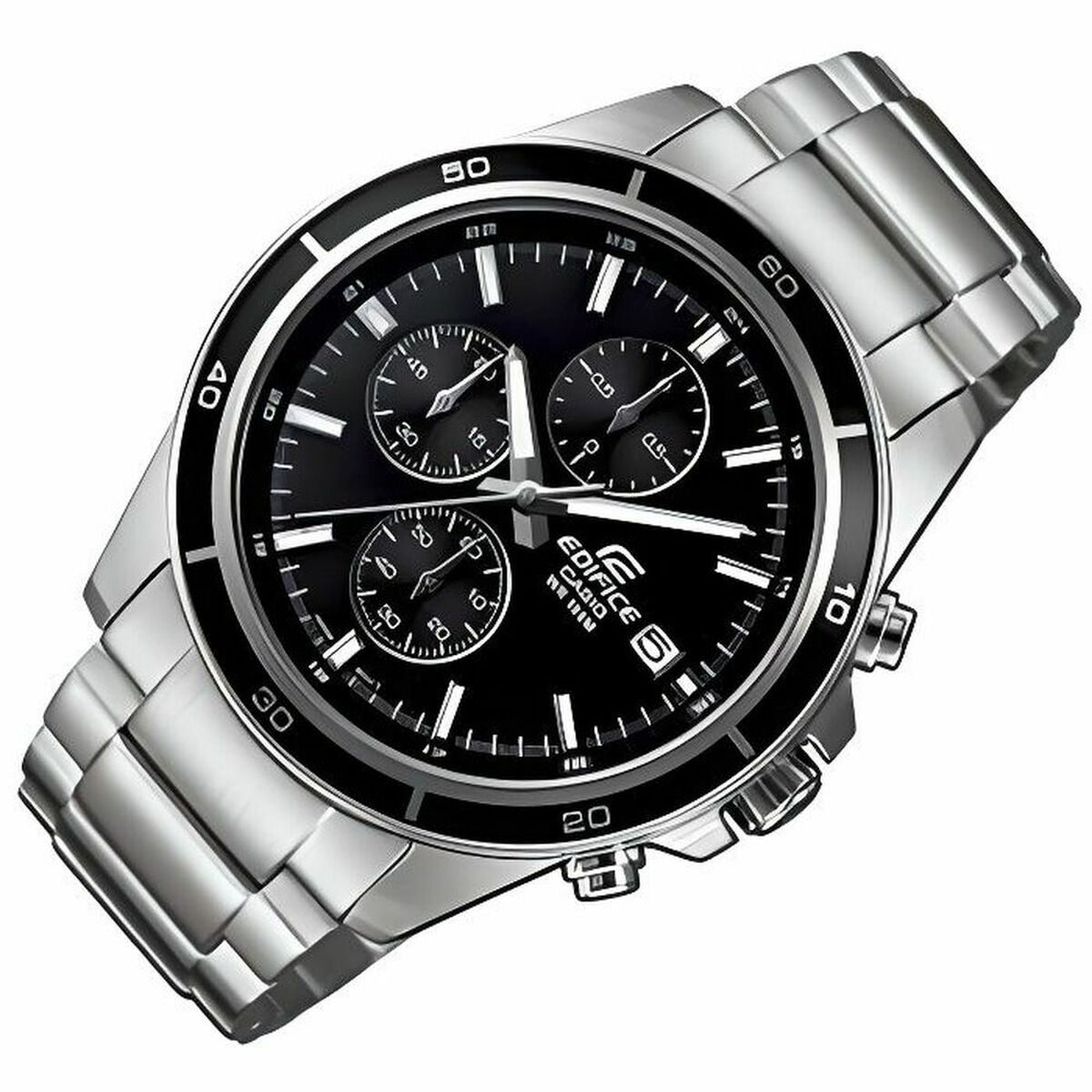 Montre Homme Casio EFR-526D-1AVUEF Noir Argenté
