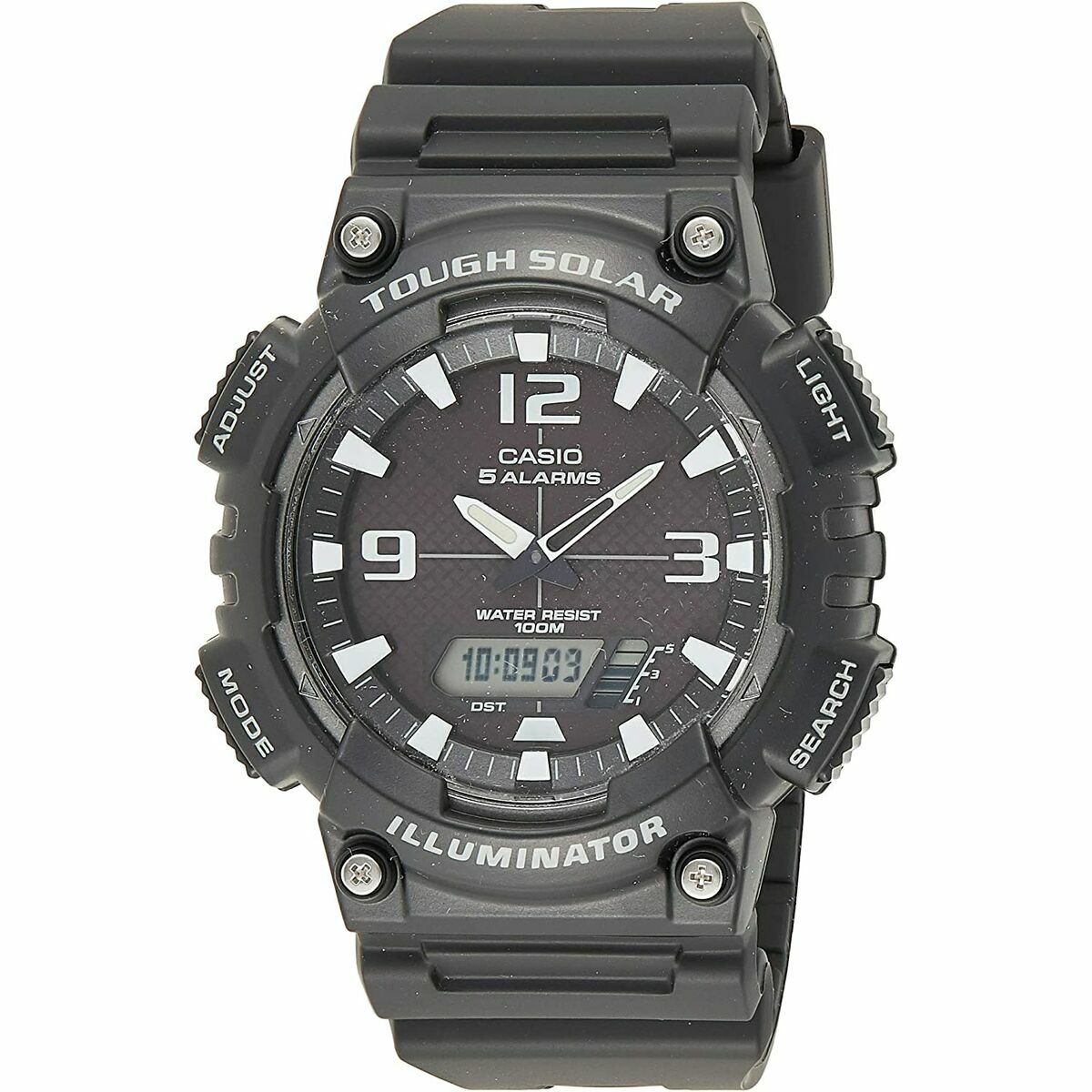 Montre Unisexe Casio AQ-S810W-1AVEF Noir (Ø 48 mm) (Ø 47 mm)