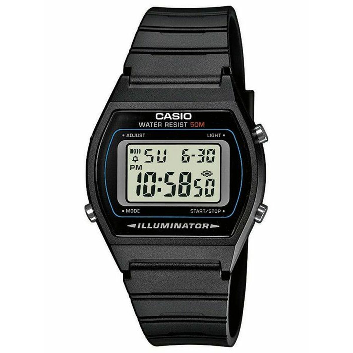 Montre Unisexe Casio Noir noir Numérique