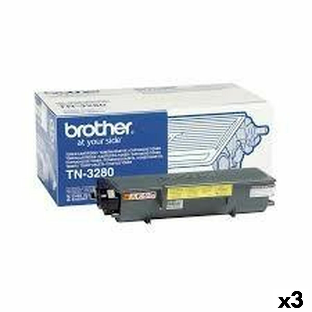 Toner Brother Noir (3 Unités)