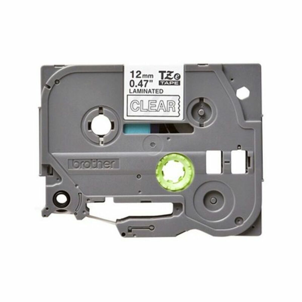 Ruban Laminé pour Etiqueteuses Brother TZE135 Blanc 12 mm x 8 m