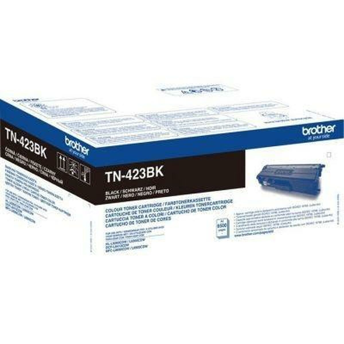Toner Brother TN423BK Noir (4 Unités)